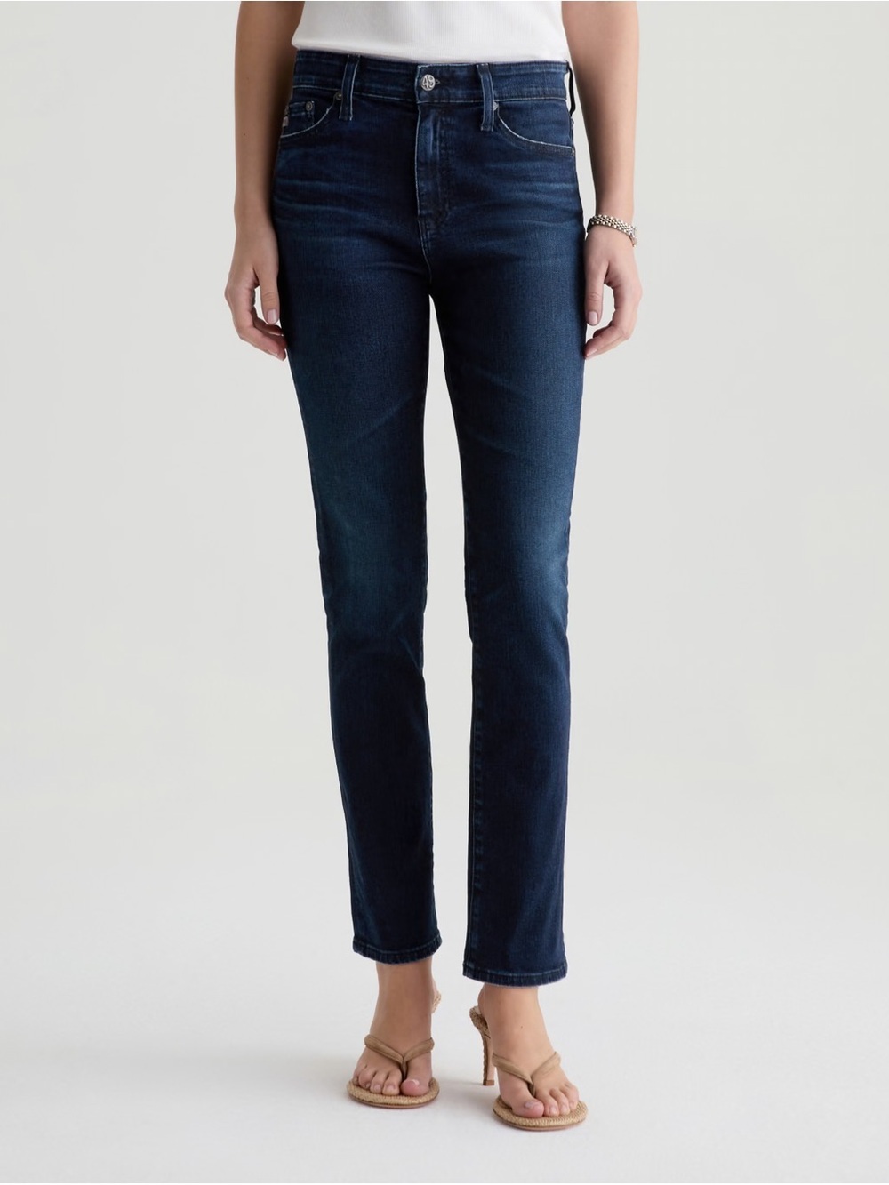 AG Mari High Rise Straight Leg Jeans 3 Years Highrise Denim Women’s Size 26